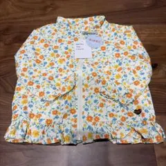 アプレレクール 花柄 ウィンドブレーカー　90cm アウター　撥水加工