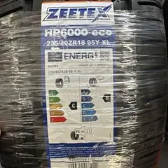 新品未使用ZEETEX235/40R18ジーテックスのサムネイル
