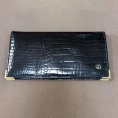 s*r様 dunhill 黒 レザー 長財布