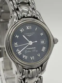 【美品】ロンジン ゴールデンウイング クォーツ【L3.106.4】デイト 稼働品