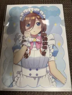 五等分の花嫁　POP UP STORE メルヘンメイド　クリアファイル　三玖