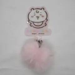 ちいかわベビー　Baby　ノベルティ　ピンク　ポンポンチャーム付きフォンタブ