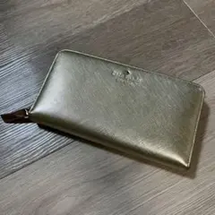 美品 ケイトスペード 長財布 ラウンドファスナー・ジップ KATE SPADE