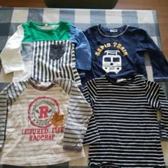 90cm 長袖Tシャツ4枚セット　バラ売り可