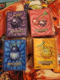 ワンピースカードゲーム　リミテッドスリーブ 4種セット