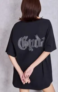 GYDA GD BACK GYDA BIG Tシャツ col BK