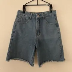 デニムショートパンツ ライトブルー