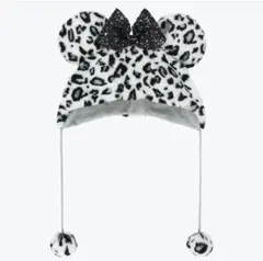 ミニーマウス ヒョウ柄帽子