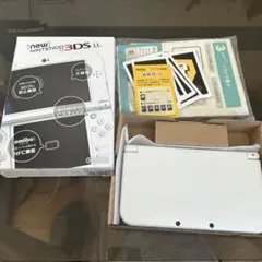 Newニンテンドー3DS LL RED-001 パールホワイト 本体
