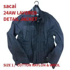 希少 サカイ 24AW ガーメントダイ MA-1 フライトジャケット XL相当