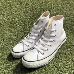 美品23.5 converse コンバース レザー オールスターHI HT682