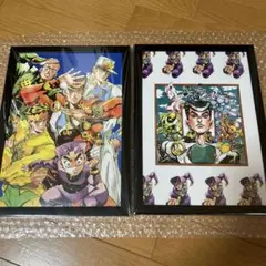 ジョジョの奇妙な冒険 額付きポスター オールスター 歴代ボス 2枚