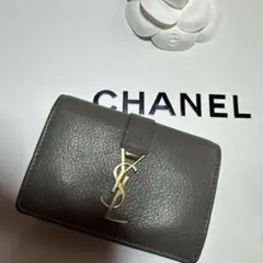 サンローランSaint Laurent 三つ折り財布 グレーのサムネイル