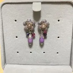 ANNA SUI フラワーモチーフ ピアス(両耳用)