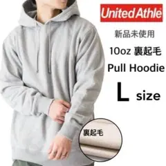 新品 ユナイテッドアスレ 10oz プルオーバー パーカー 裏起毛 グレー L