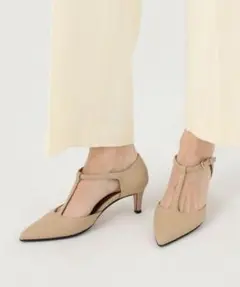 【FABIO RUSCONI】Tストラップ パンプス