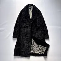 pas de calais　ロングコート チェスターコート　フェイクファー