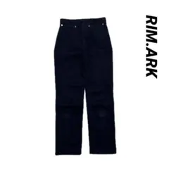 美品✨　RIM.ARK ハイポケットストレッチデニム　ストレートデニム　ブラックのサムネイル
