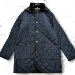 マッキントッシュ キルティング ロングコート 【S】ロゴ フード取り外し可 軽量