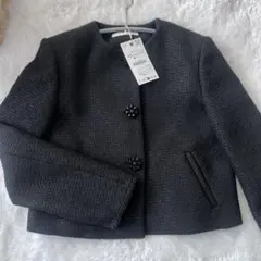ZARA ザラ ジャケット 卒業式 お花ボタン 新品未使用　S