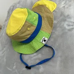 キッズ　帽子　日除付き　54cm