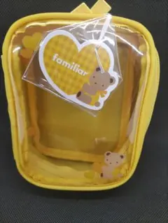 【値下げ】ファミリア　推し活　ポーチ　イエロー　黄色のサムネイル