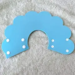 エリザベスカラー 猫用 犬用 ソフト 着脱便利 傷舐め防止 XS ブルー