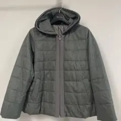 【極美品】レナウンensuite★リボン付きダークグレーダウンジャケット　コート iriselle-0.jpg