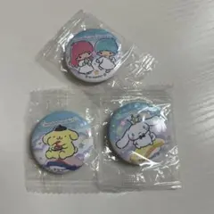 くら寿司 サンリオ 缶バッジ ポムポムプリン・シナモロール・リトルツインスターズ