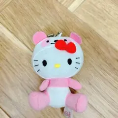 サンリオ　ハローキティ　パンダキティ　ぬいぐるみ　平成レトロ　非売品　変身　希少 ハローキティ 変身 パンダ L ぬいぐるみ 希少 激レア タグ付き