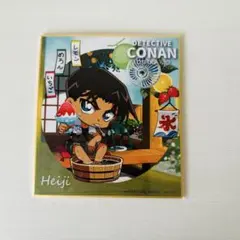 名探偵コナン　大阪城　本陣　ミニ色紙　服部平次