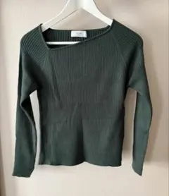 SLOBE IENA グリーンニット