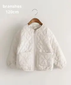 branshes ハート柄キルティングジャケット 120cm