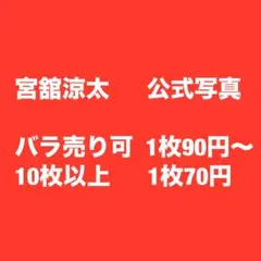 宮舘涼太 公式写真 オフショ