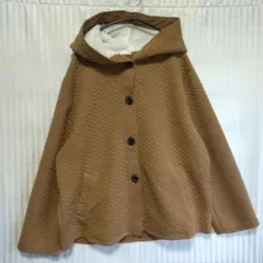 大きいサイズ　 キルティング　ジャケット ブラウン　アウター