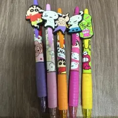 新品　クレヨンしんちゃん ボールペン 5本セット　ぶりぶりざえもん　チョコビ