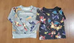 ポケットモンスター 長袖トレーナー（100サイズ）、Tシャツ（110サイズ）