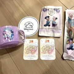 ファンタジースプリングスホテル　ダッフィーフレンズ　20周年　ステッカー