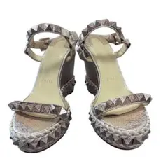 最終値下✨クリスチャンルブタン サンダル ピンクゴールド Paris