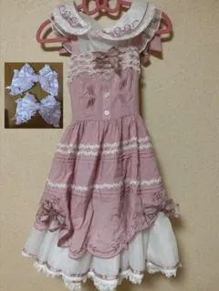 新品未使用ミルフィーユJSKモーヴピンク - メルカリ