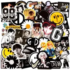 【50枚】G-DRAGON GD ジヨン シールステッカー　セット