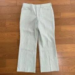 old ストライプフレアパンツ　日本製　レトロのサムネイル