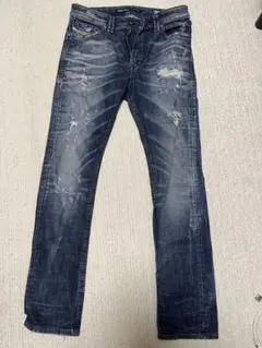 古着Diesel Thavar W28 L30 ダメージデニム