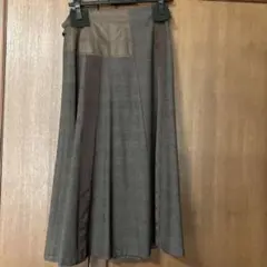 年末セール グレンチェック柄スカート