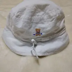 미키하우스 모자 화이트 베어 자수 50cm 미키하우스 모자 화이트
