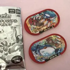 スペシャル　カイオーガ&グラードン　開封済み未使用品　ポケモンメザスタ