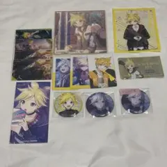 鏡音レン エピカ 缶バッジ ミニ色紙 ウエハース アニメイト特典