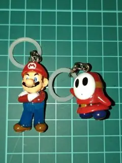 スーパーマリオ めじるしアクセサリー　キノピオ、 ヘイホー