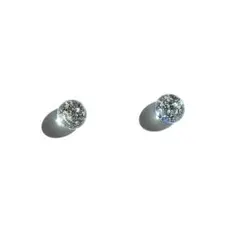 琉球ガラス　ピアス　泡ガラス　ブルー　27