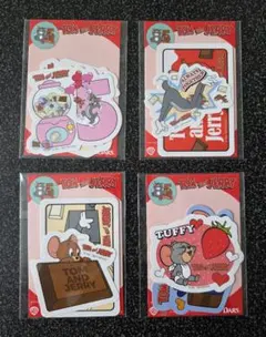 ローソン トムとジェリー ステッカーセット 4枚入り